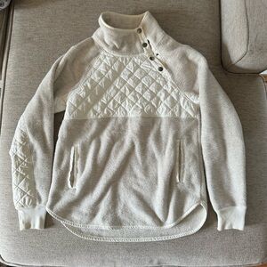 Abercrombie & Fitch Asymmetrical Fleece Snap-Up